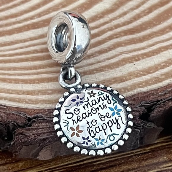 Pandora So Many Reasons to be Happy Dangle Charm - Picture 2 of 5